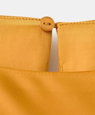 Women's Ruched Satin Dress