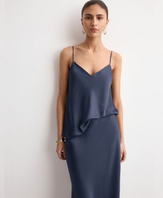 Women's Satin Long Skirt