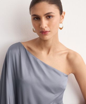 Women's Asymmetrical Flared-Sleeve Jumpsuit