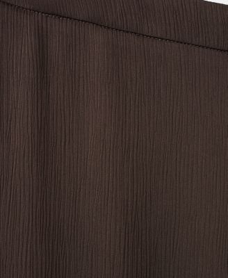 Women's Satin Straight-Fit Pants