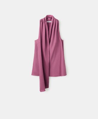 Women's Scarf Neck Top