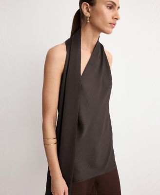 Women's Scarf Neck Top