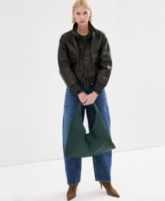 Women's High-Waisted Barrel Jeans