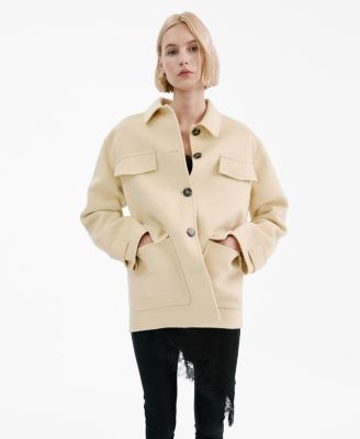 Women's Pockets Wool Jacket