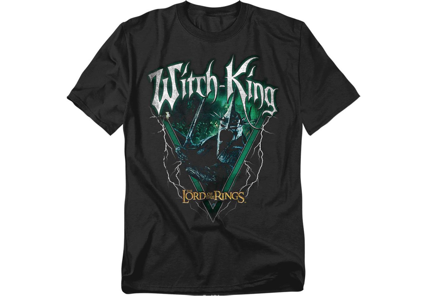 Мужская футболка Lord Of The Rings Witchking Heavy Metal, цвет: Чёрный — фото 1