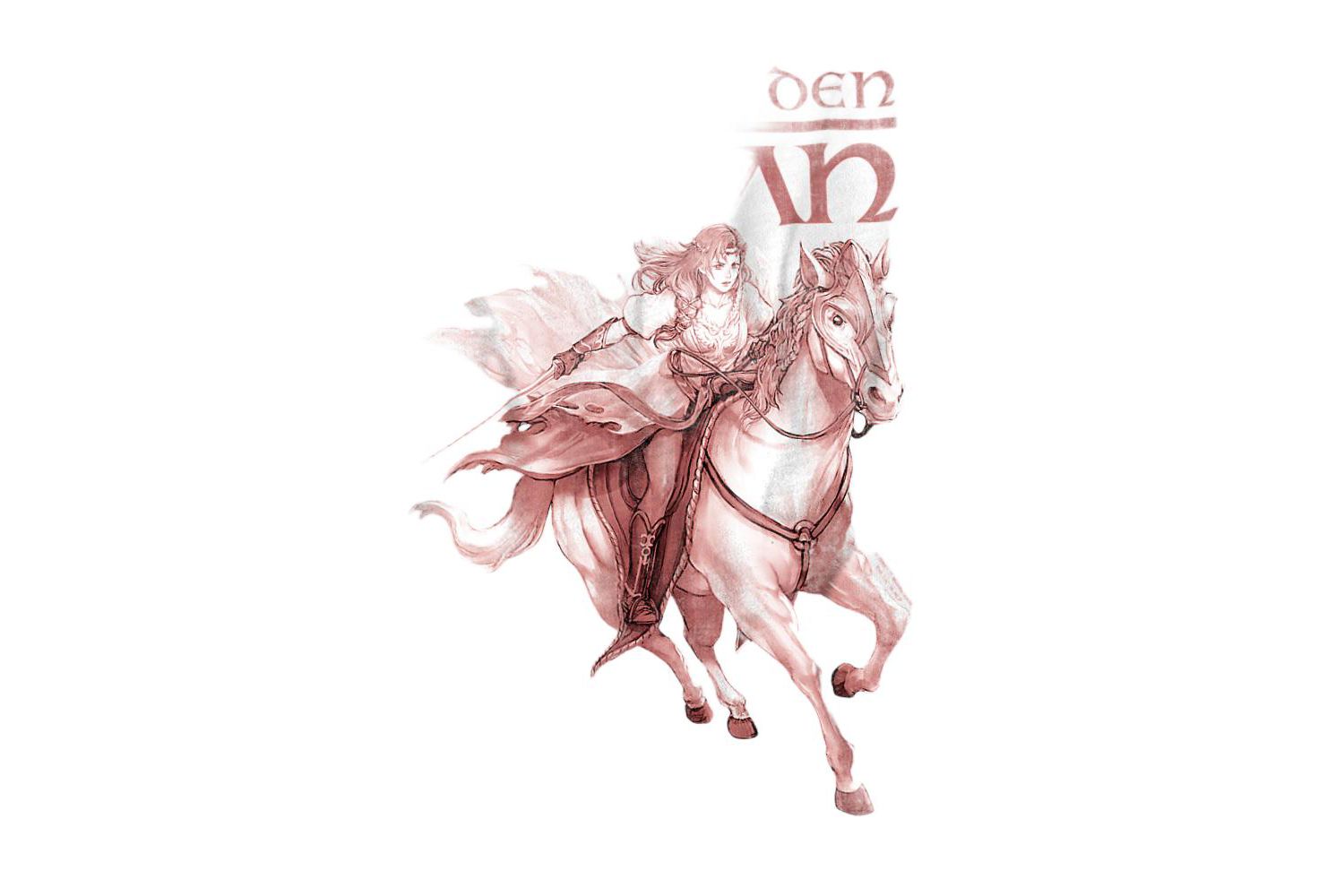 Men's War Of The Rohirrim Maiden Horse Run T-Shirt