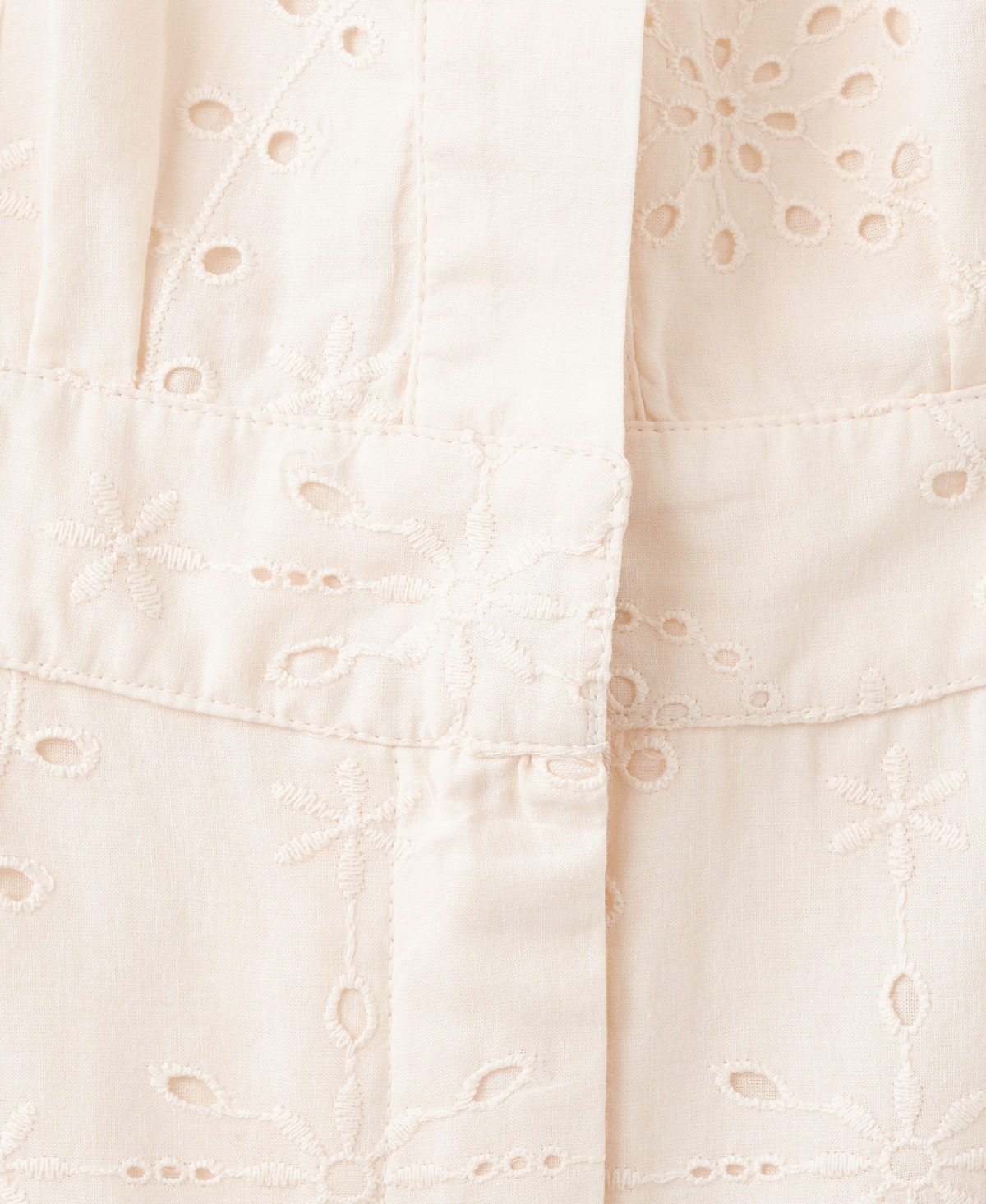 Mango Women's Embroidered Cutwork Romper