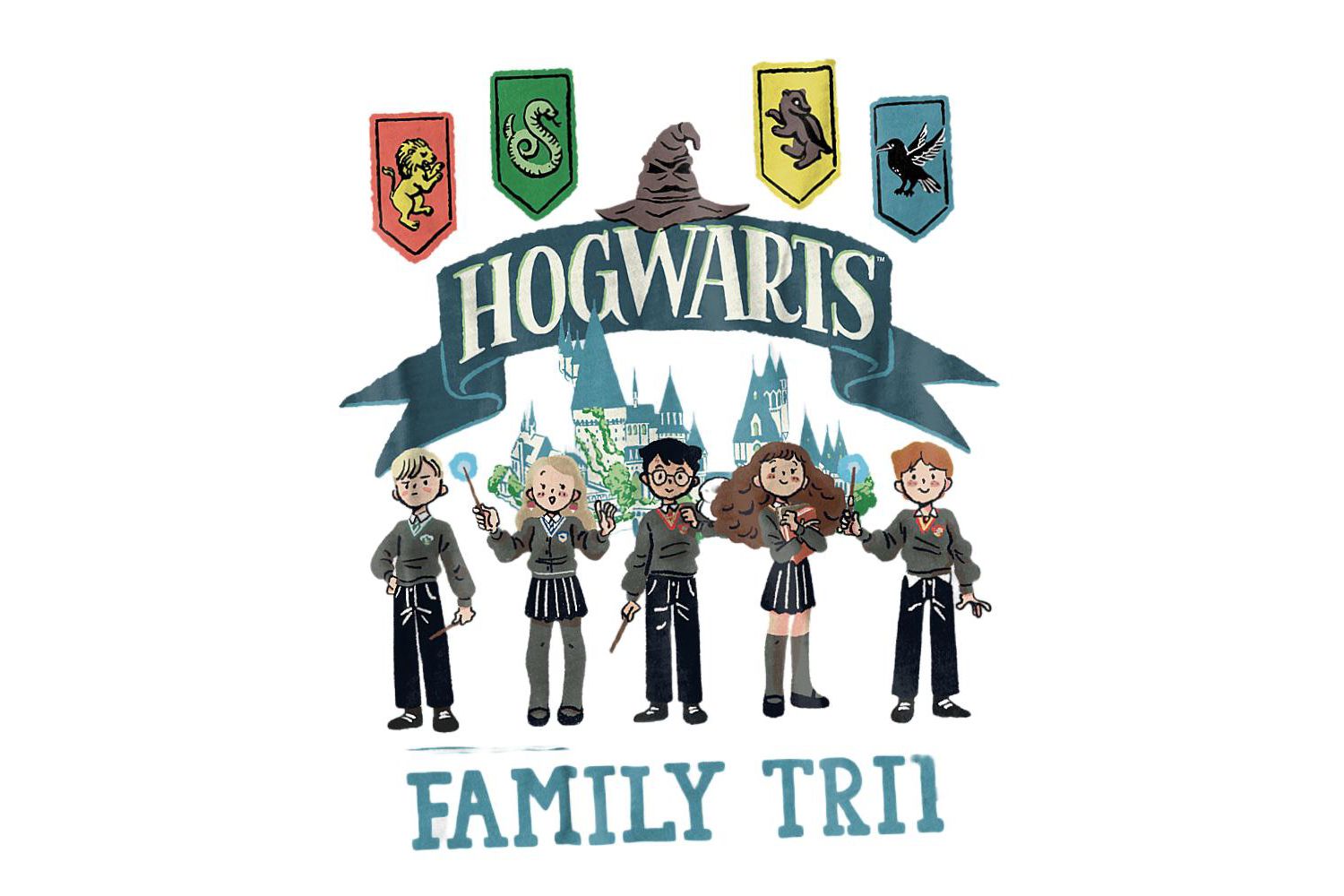 Men's Hogwarts Family Trip T-Shirt