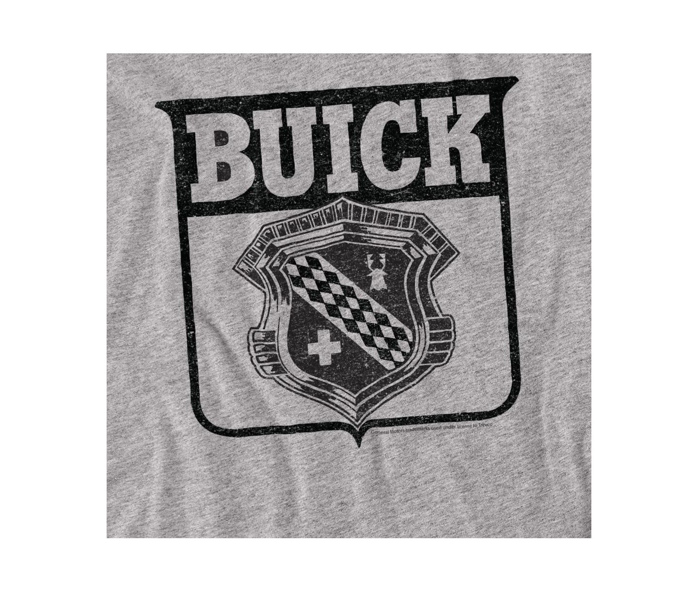 Мужская футболка Logovision Buick 1946 Emblem, цвет: Меланжевый — фото 2