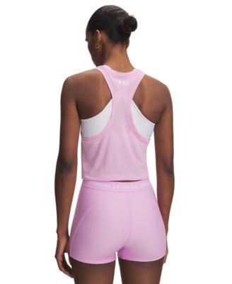 Women's Tech Sport Mesh Crop Sleeveless Tank Top