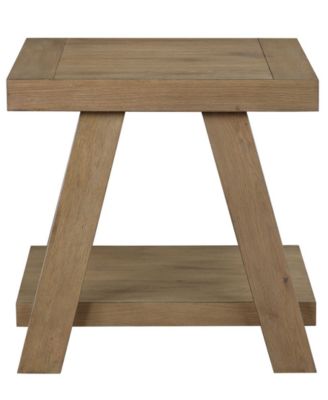 Ebony 24" Wood End Table