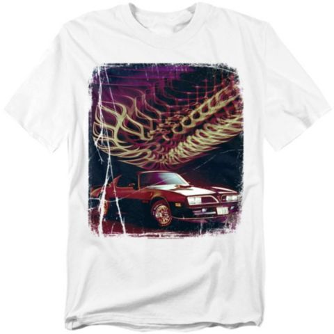 Мужская футболка Logovision Pontiac Firebird 77, цвет: Белый