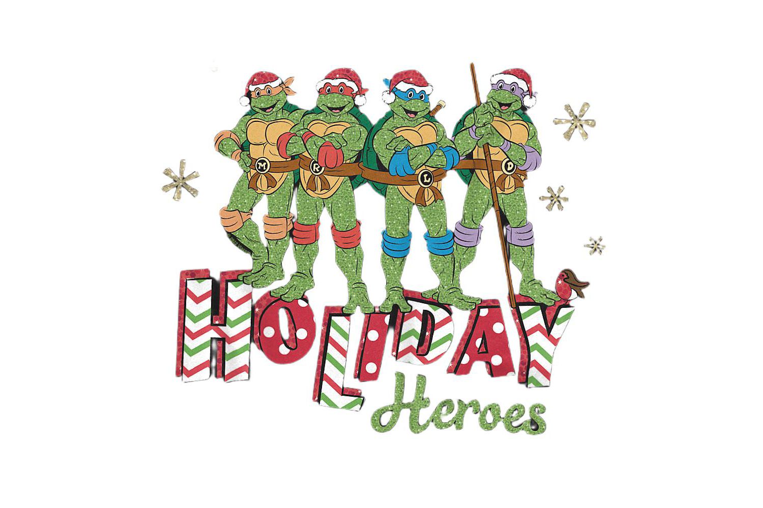 Men's Holiday Heroes Christmas Shine T-Shirt