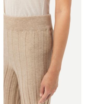 Women's Textured Knit Cashmere Pants