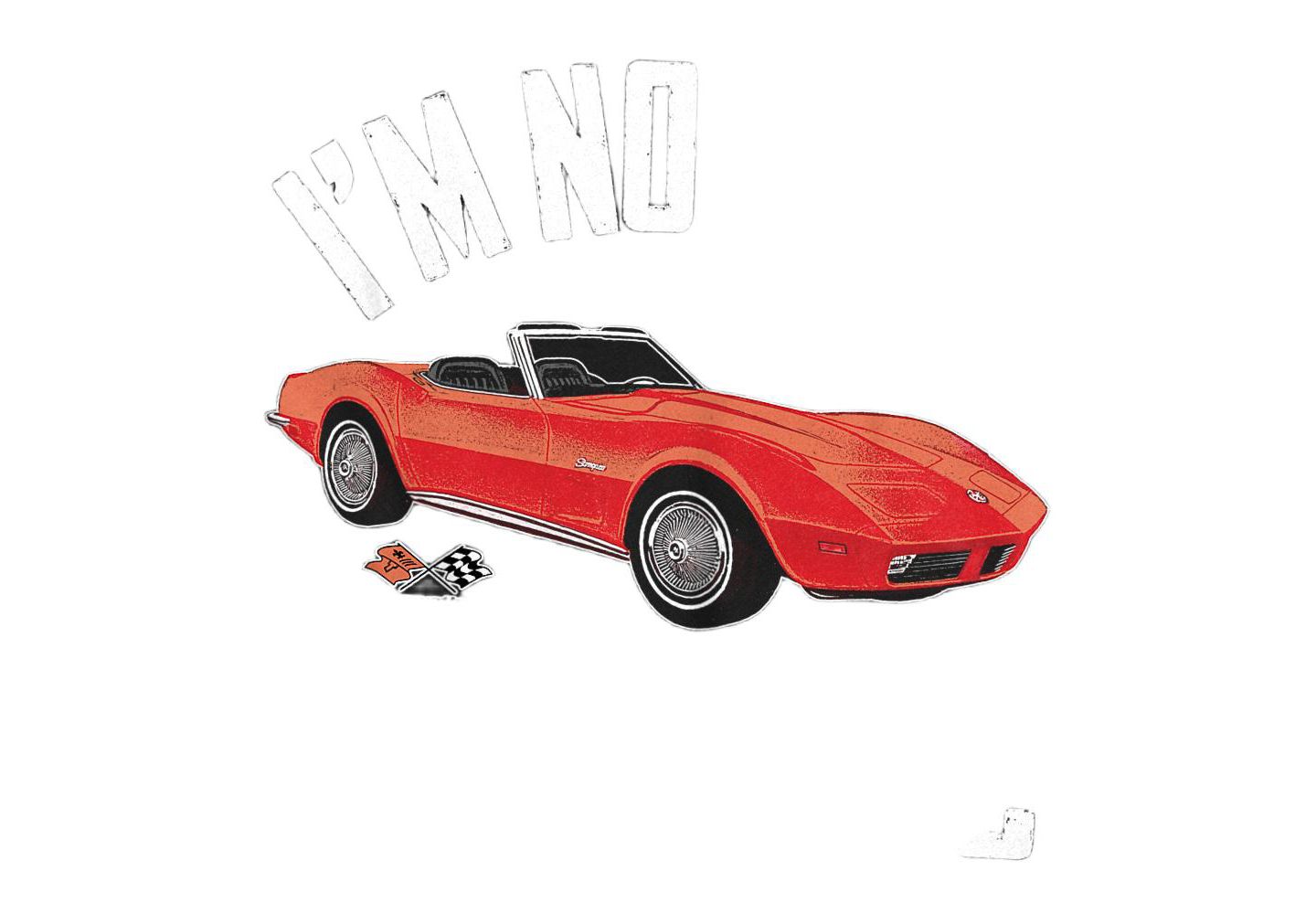 Мужская футболка Corvette I'm Not Old I'm Classic, цвет: Чёрный — фото 3
