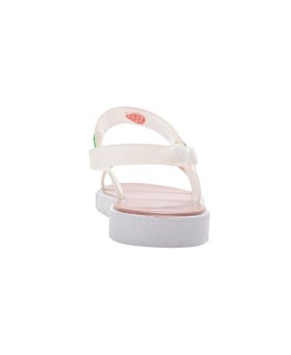 Girls PCU sandal with strawberry charms
