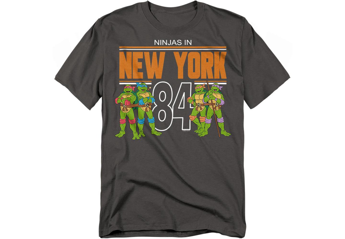 Мужская футболка Teenage Mutant Ninja Turtles Nyc, цвет: Угольный — фото 1