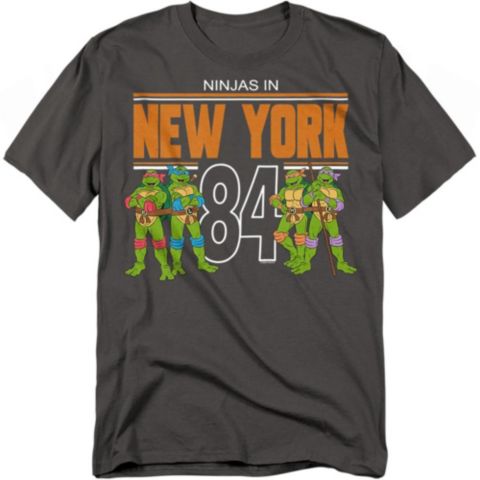 Мужская футболка Teenage Mutant Ninja Turtles Nyc, цвет: Угольный