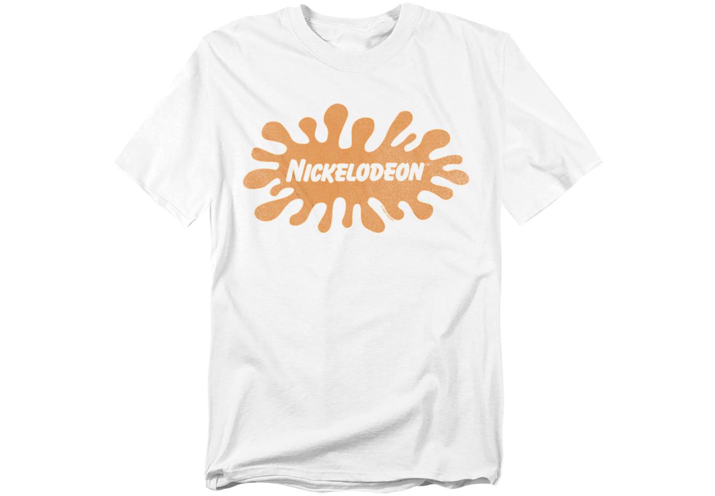 Мужская футболка Logovision Nickelodeon Brand Nick Retro Splat Logo, цвет: Белый — фото 1
