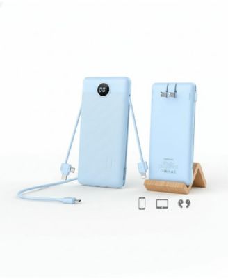 Travel 10Mah Powerbank With Wall Plug