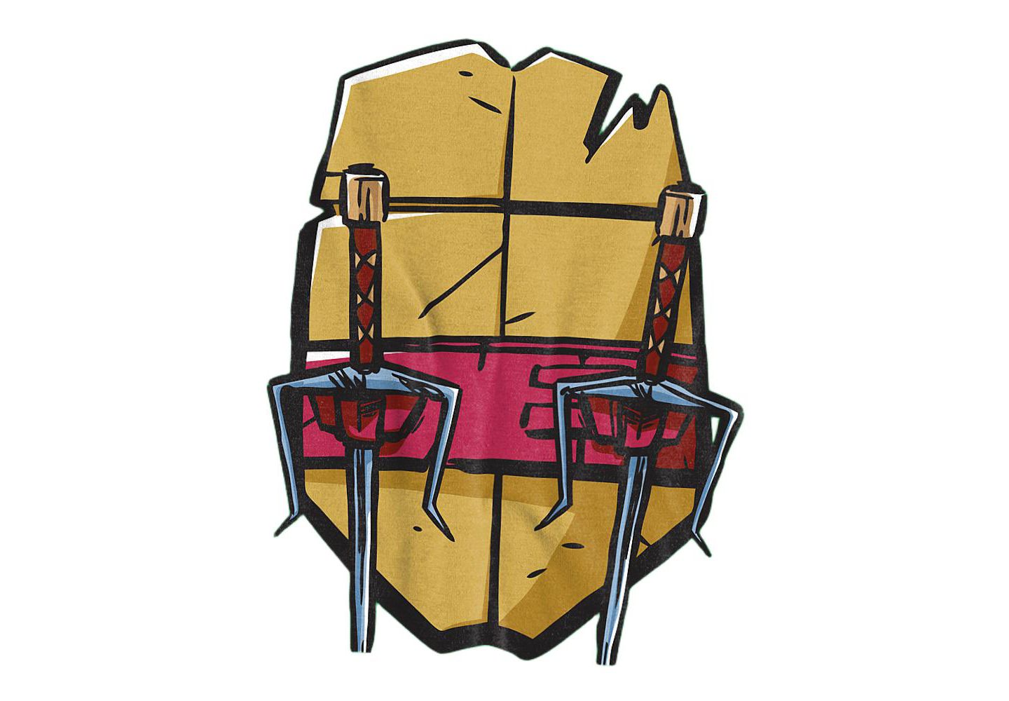 Мужская футболка Teenage Mutant Ninja Turtles Big & Tall 2012 Raphael Shell, цвет: Зелёный — фото 3