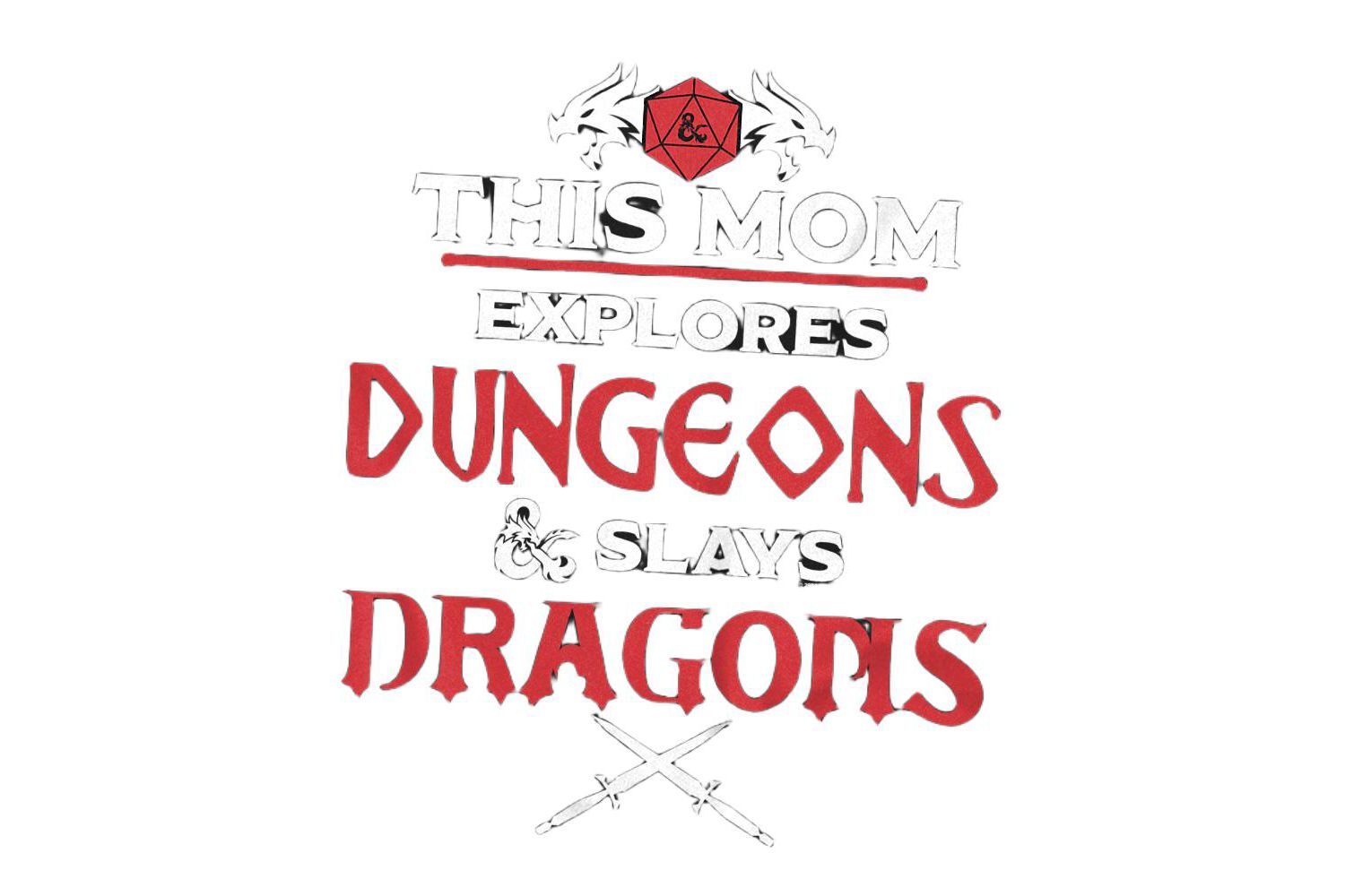 Men's Dungeons Dragons Mother's Day Slay Dragons T-Shirt