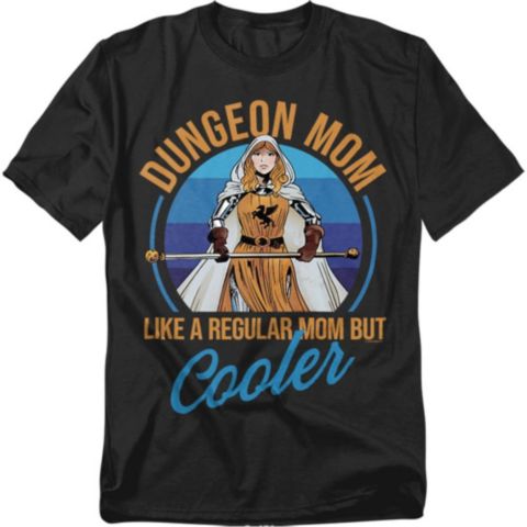 Мужская футболка D&D Mother's Day Dungeon Mom, цвет: Чёрный
