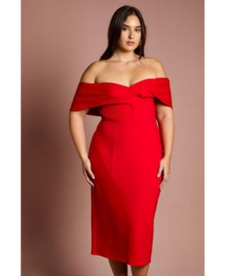 Women's Bardot Ponte Midi Dress