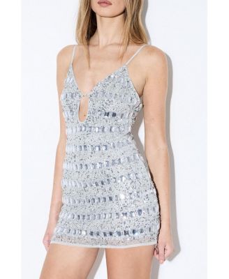 Women's Heavyweight Embellished Mini Dress