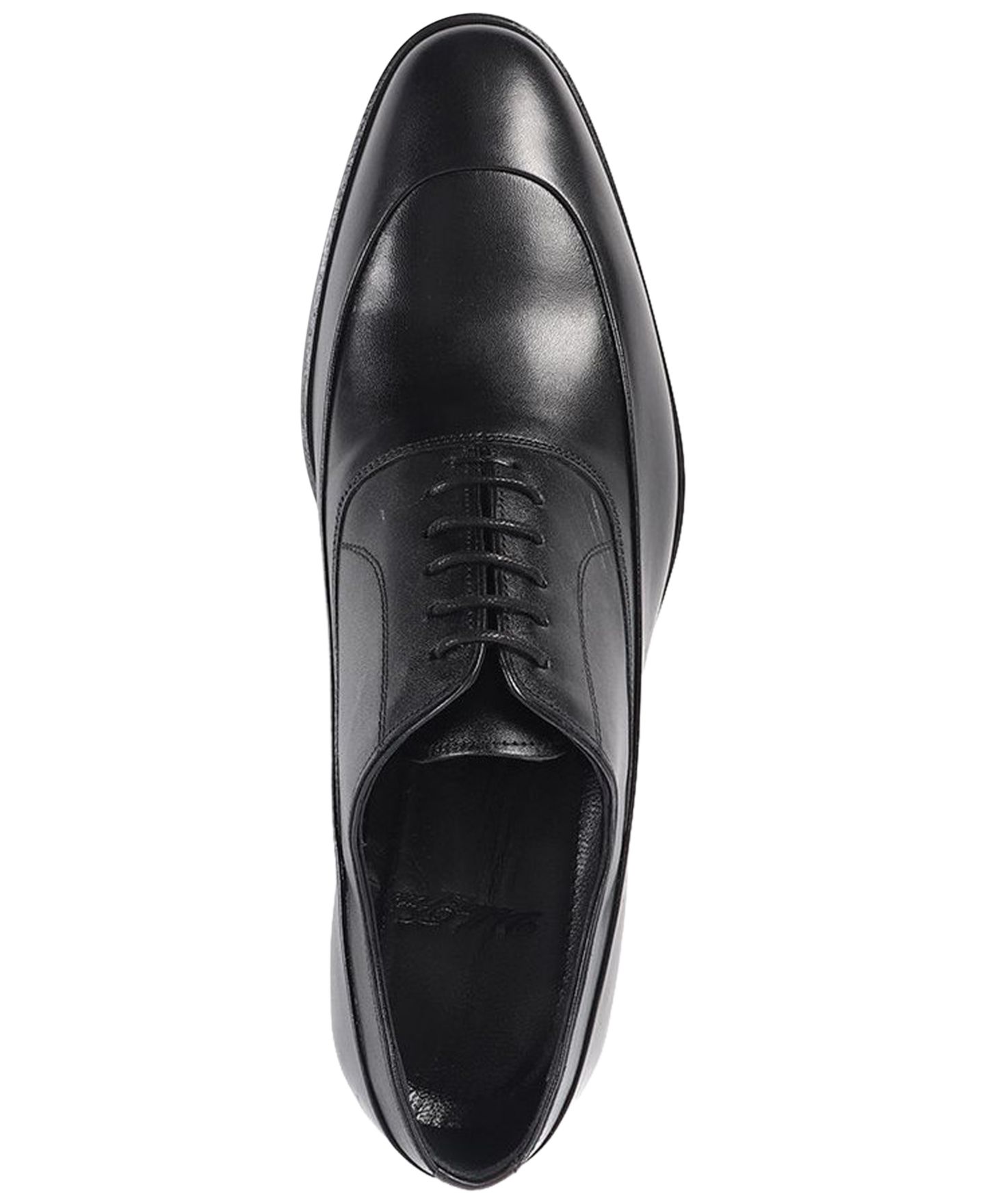 Обувь VELLAPAIS Men's Ballard Oxford Lace-Up Dress Shoes, цвет: Чёрный — фото 4