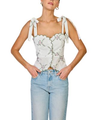 Line & Dot Women's Primrose Sleeveless Top - Macy's