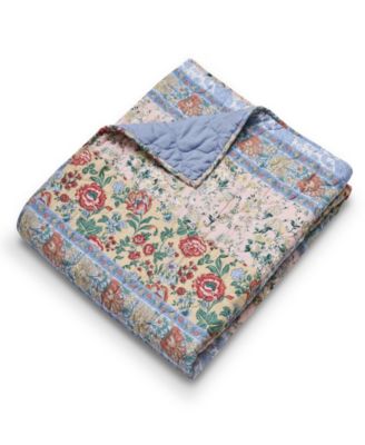 Kressida Reversible Cotton Blend Throw, 50" x 60"