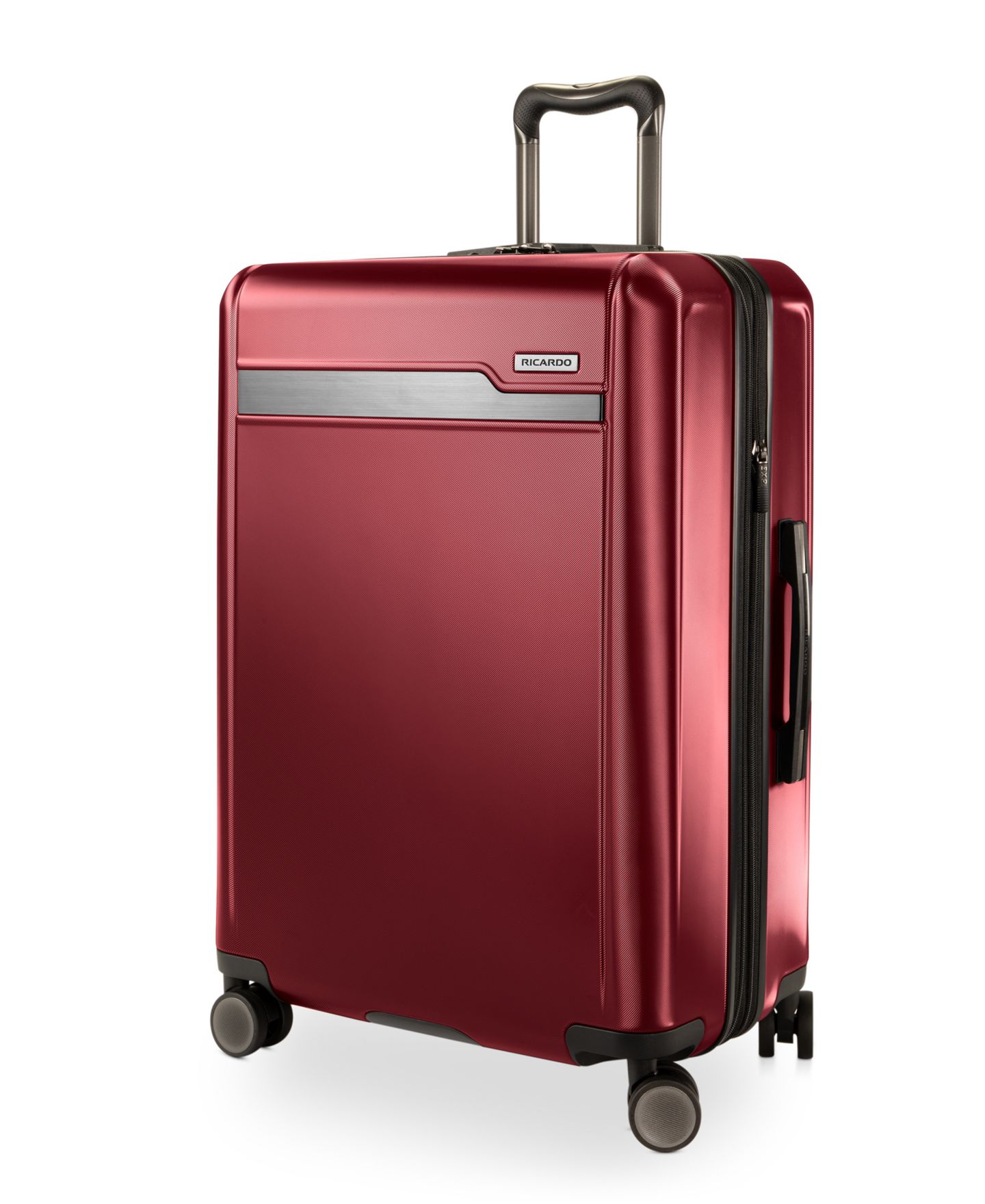 Чемодан Ricardo Palm Springs Collection Medium Check-in Spinner, цвет: Малиновый красный — фото 3