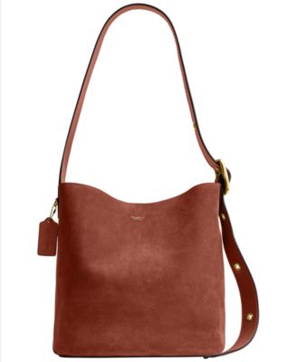Bleecker Medium Suede Bucket Bag