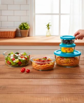 Kitchen 10-Pc. Glass Food Storage Set