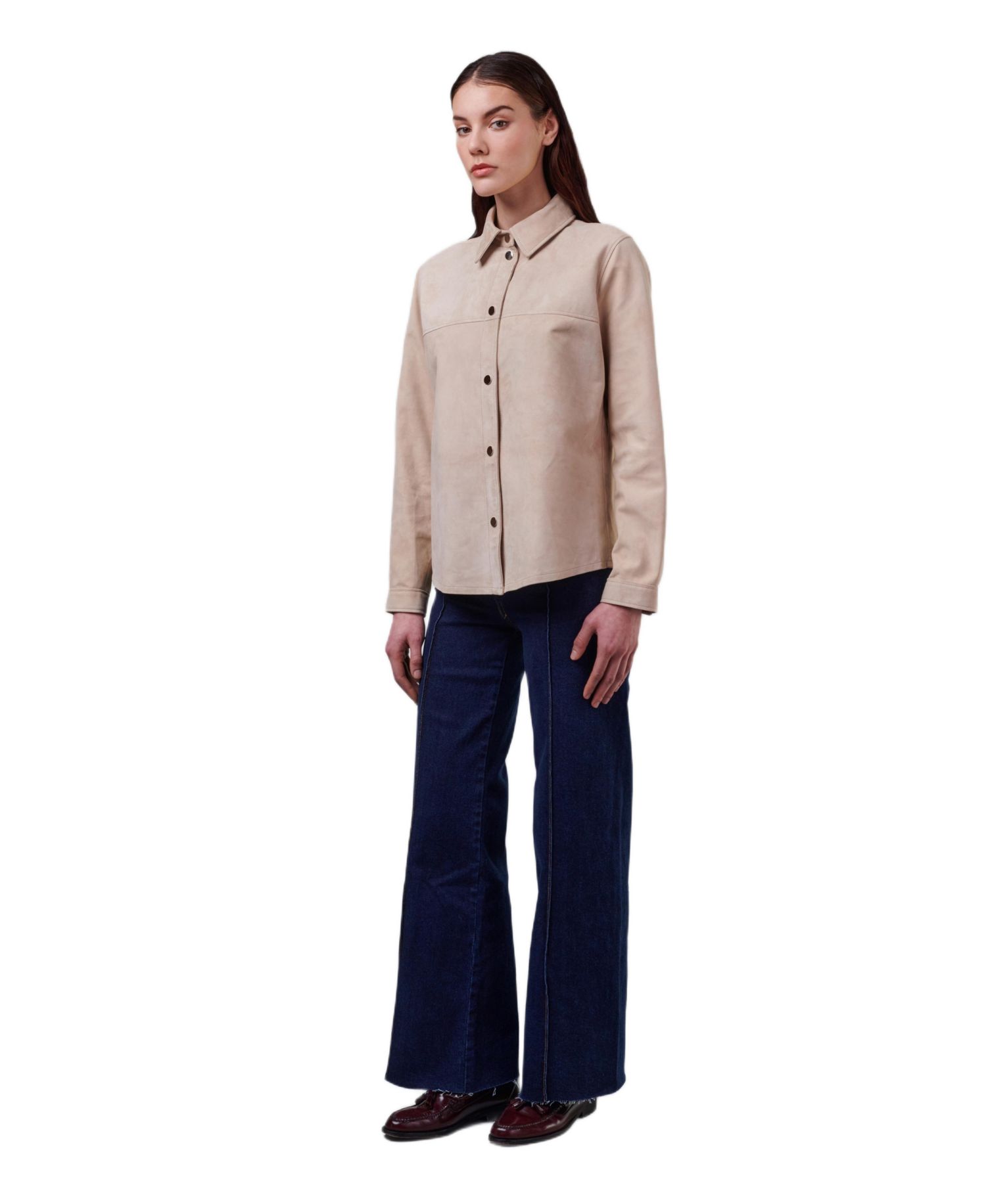 Women's Sabine Suede Shirt Jacket