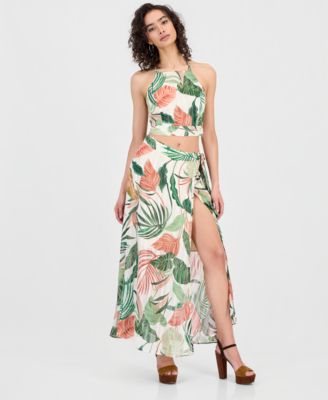 Women's New Romana Printed Maxi Skirt