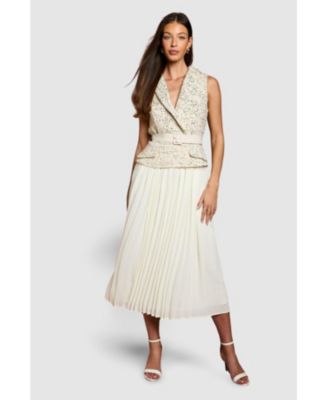 Women's One Shoulder Maxi Bridesmaid Dress