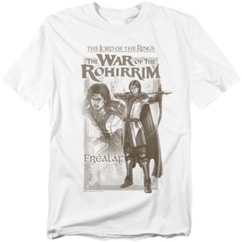 Мужская футболка Lord Of The Rings War Of The Rohirrim Frealaf Homage, цвет: Белый