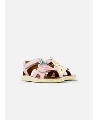 Toddler Bicho Twins First Walker Leather T-Strap Sandals