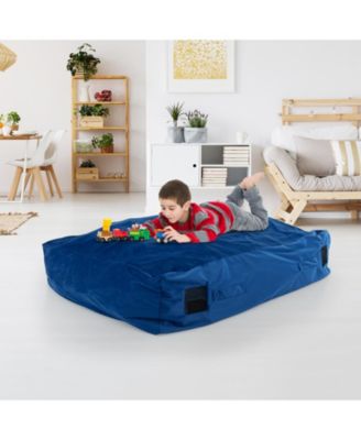 Sensory Crash Pad Mat with Foam Blocks, Washable Cover