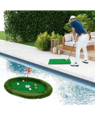 Oval Floating Pool Golf Chipping
