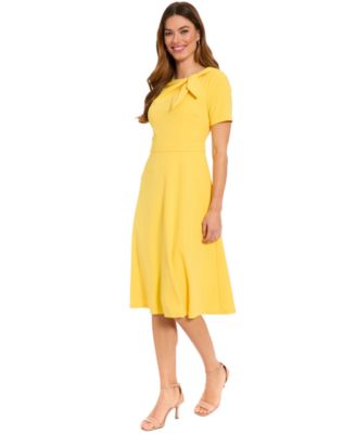Petite Side-Tie Fit & Flare Dress
