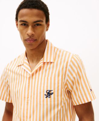 Men's Papertouch Striped Short-Sleeve Shirt