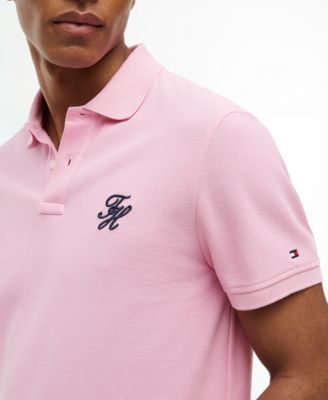 Men's Short-Sleeve Script Logo Polo Shirt