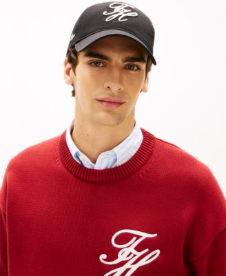 Men's Script Soft Six Panel Embroidered Logo Cap