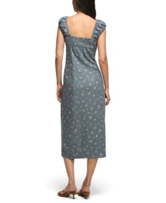 Women's Sweetheart Cap-Sleeve Midi Slip Dress