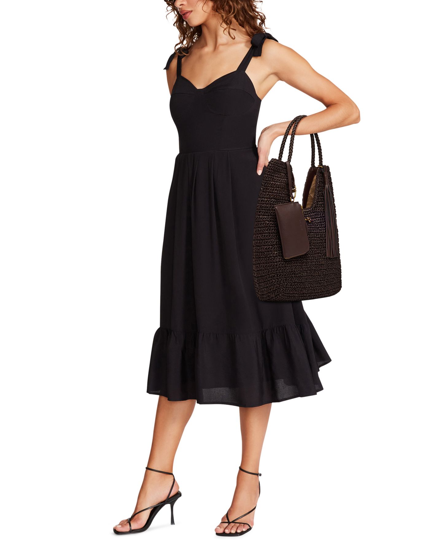 Женская сумка Anne Klein Tapered North South Small, цвет: Тёмно-коричневый — фото 7
