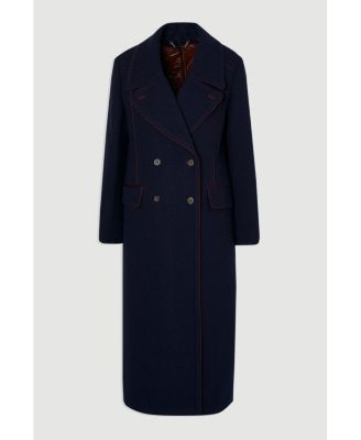 Women's Tailored Padded Lined Midi Coat