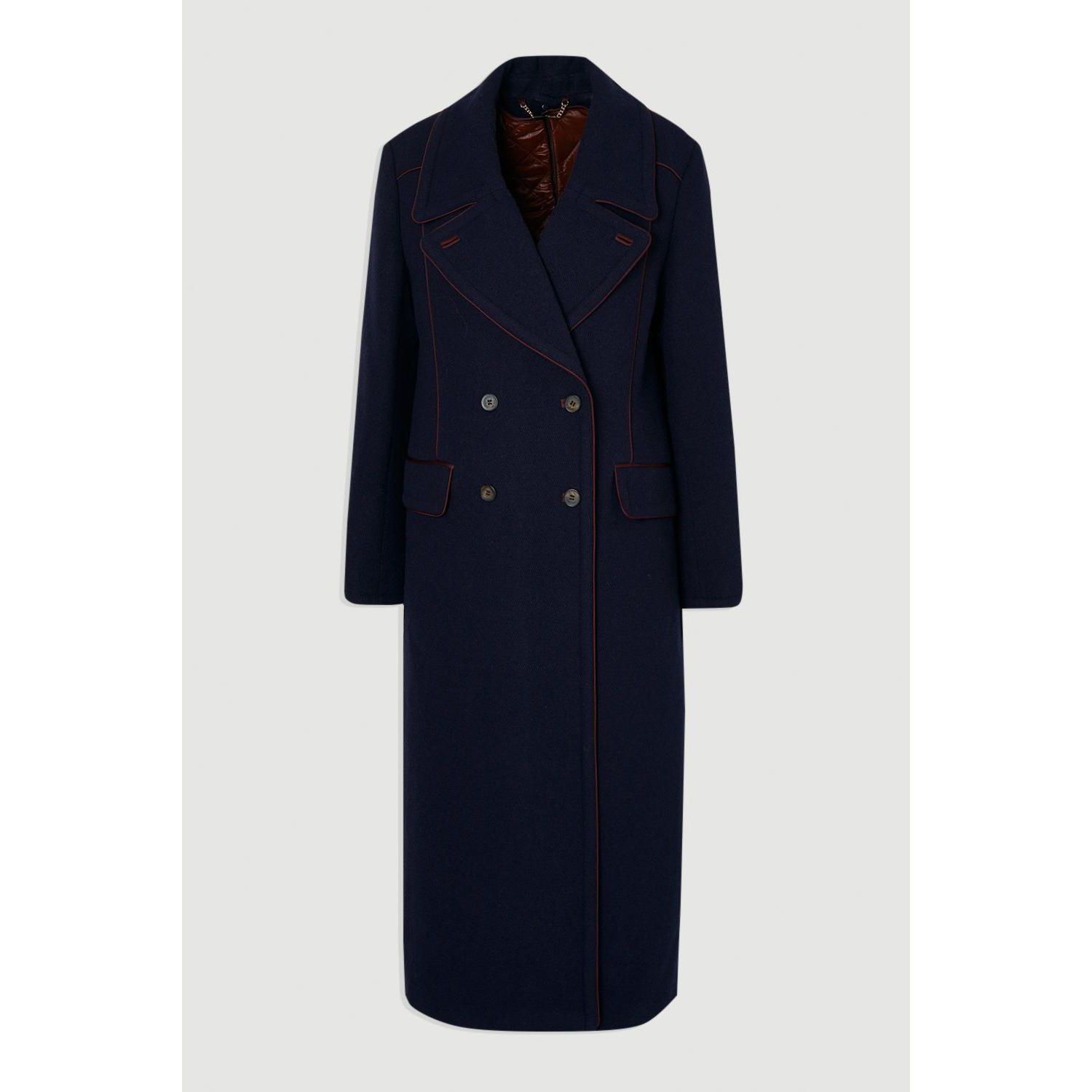 Women's Tailored Padded Lined Midi Coat